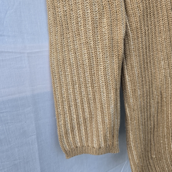 Basler Tan Ribbed Turtleneck Sweater - Picture 6 of 13